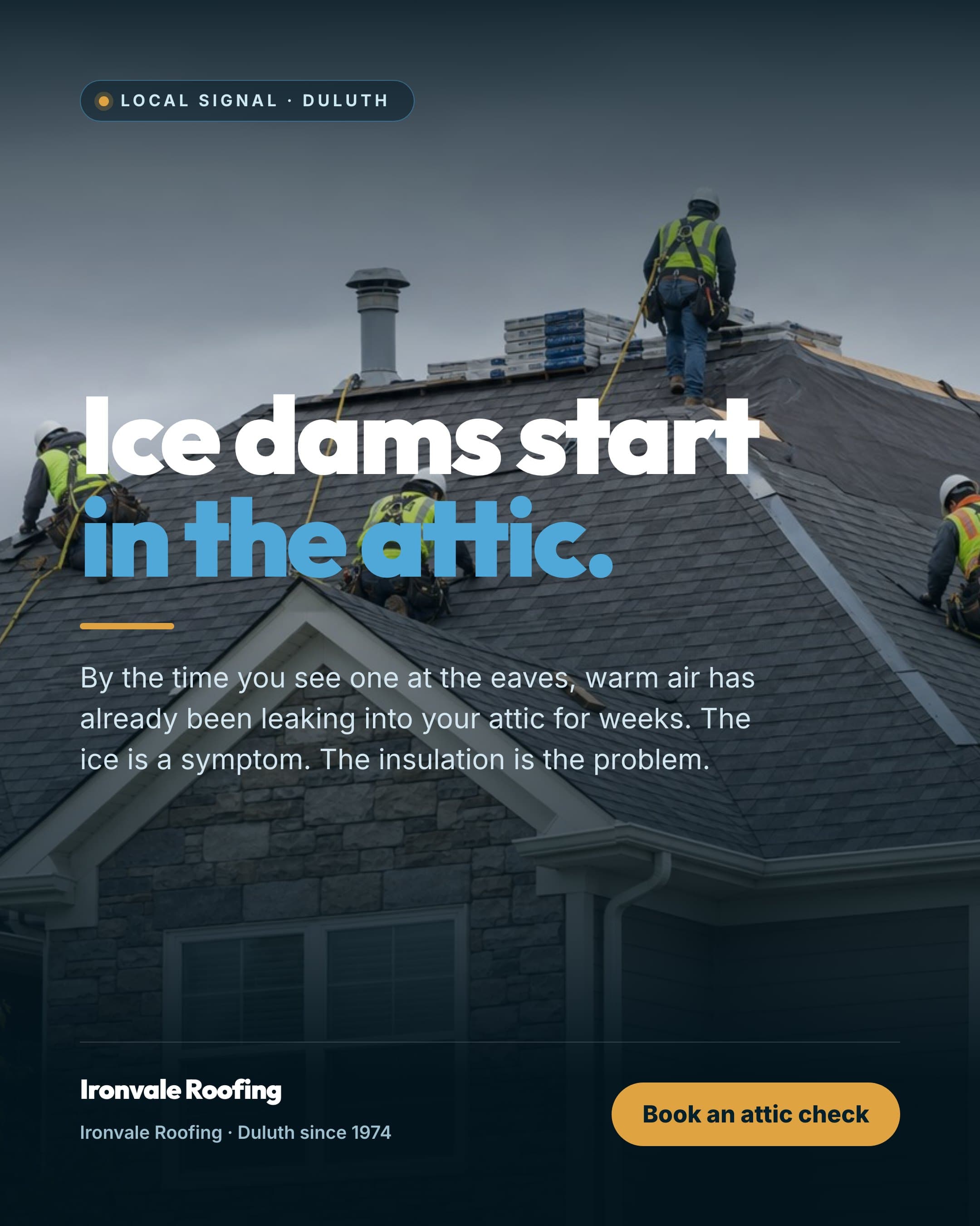 Ironvale Roofing sample post