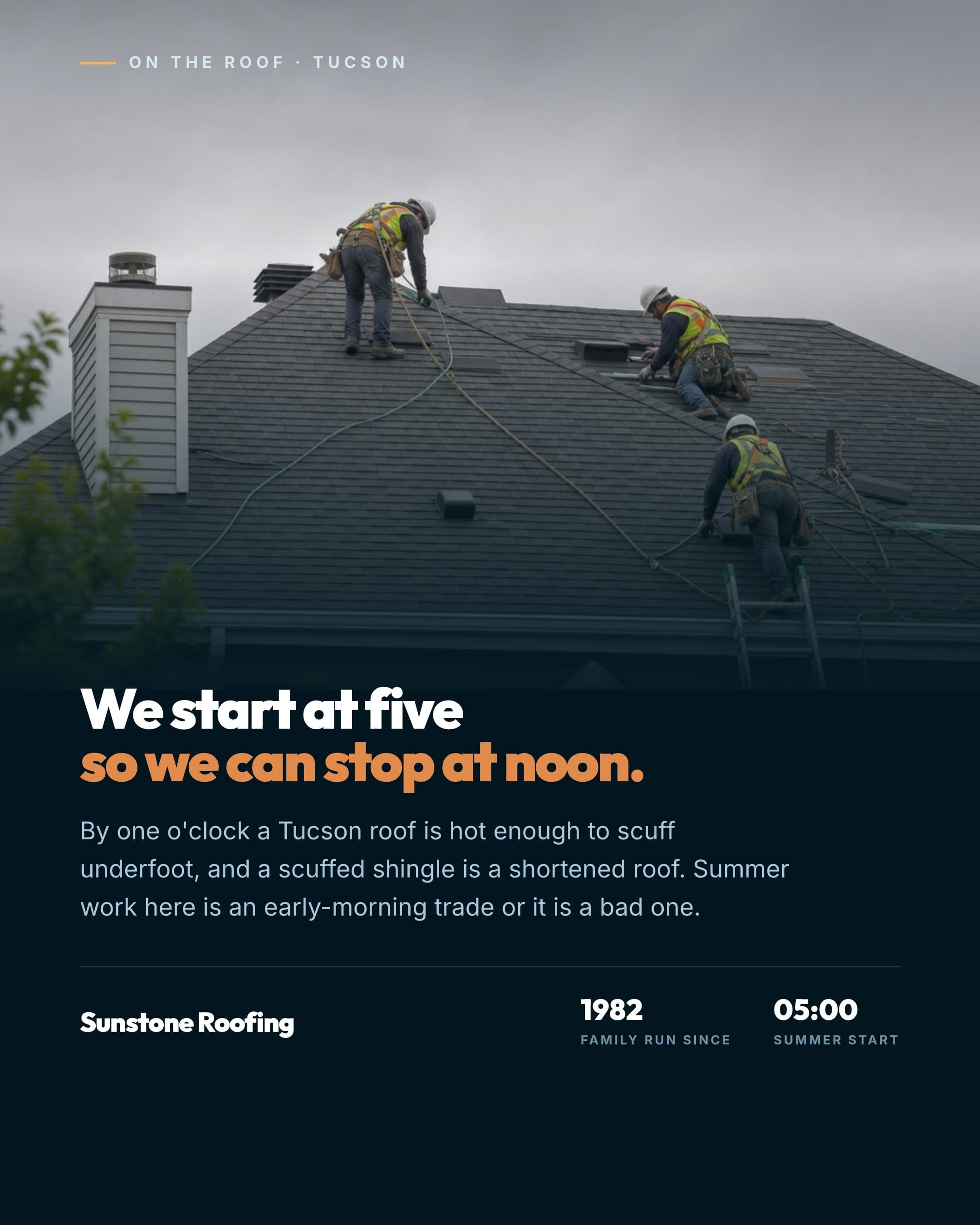 Sunstone Roofing sample post